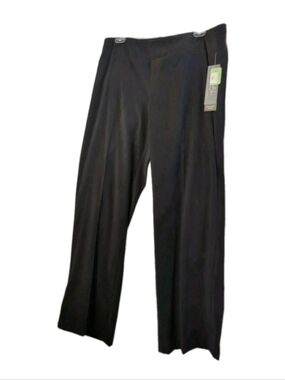 TRIBAL Women’s Dress Pants Black/Pull On Elastic Waist Straight Leg Sz 10/27”
